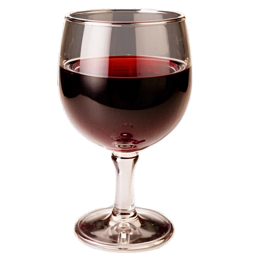 Vintage Red Wine Glass Png 06262024 PNG Image