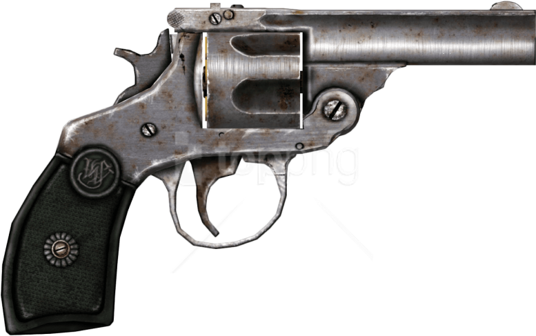 Vintage Revolver Isolated PNG Image