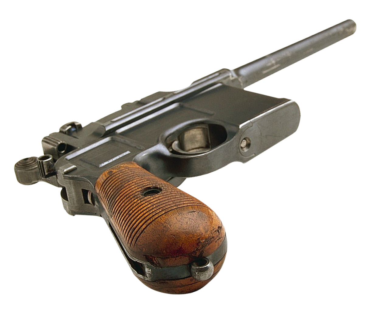 Vintage Revolver Isolated PNG Image