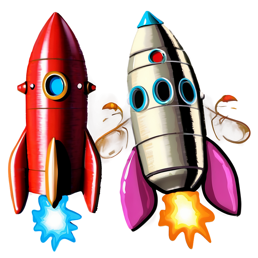 Vintage Rocket Png Vsa16 PNG Image