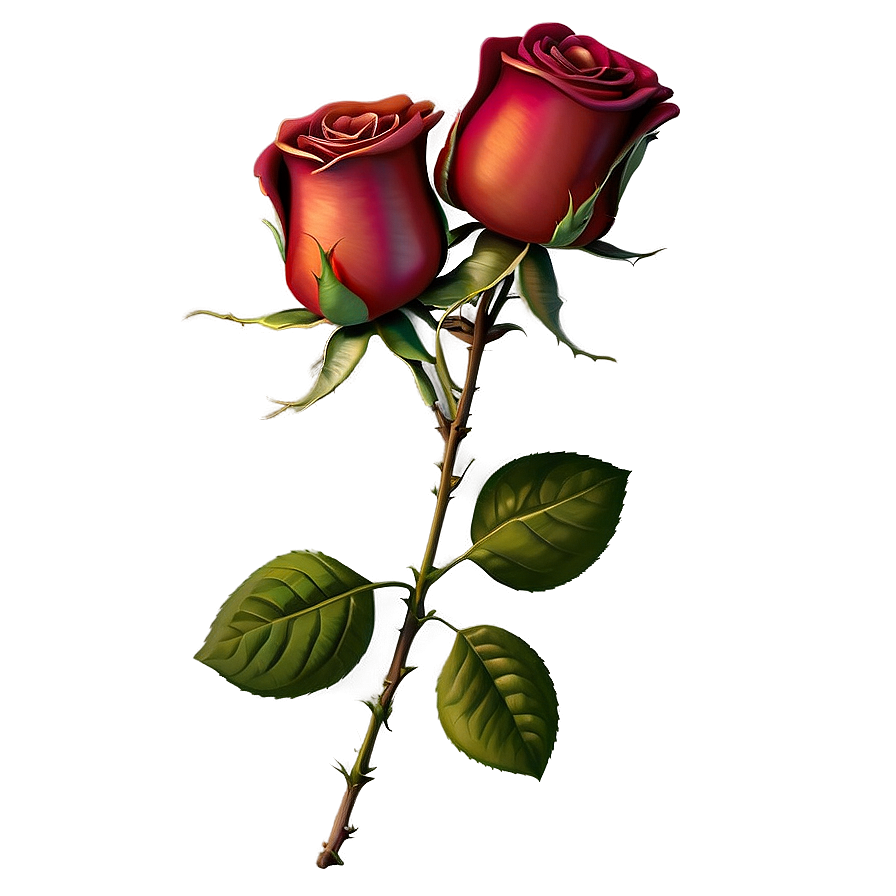 Vintage Rose A PNG Image