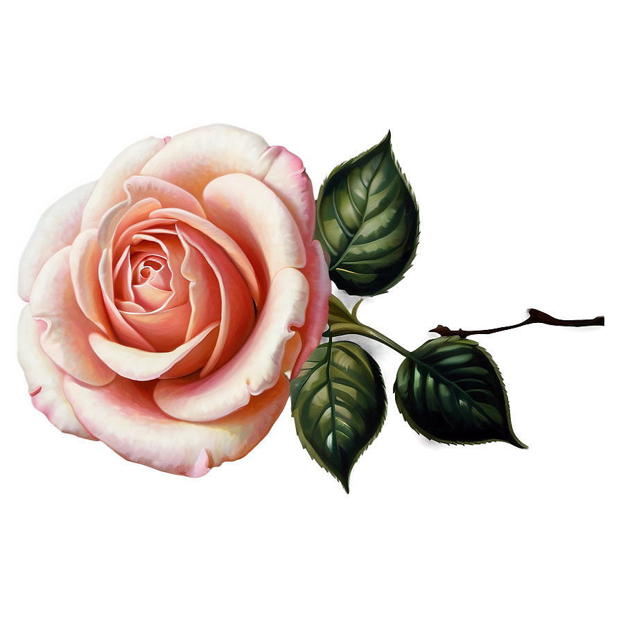 Vintage Rose C PNG Image