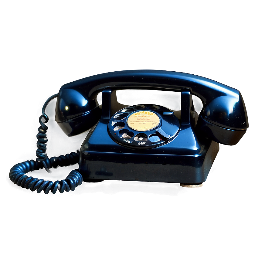 Vintage Rotary Phone Design Png 06252024 PNG Image