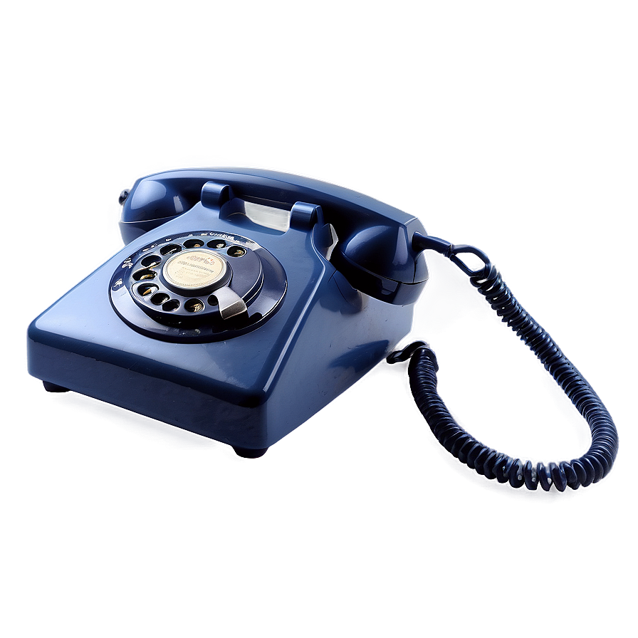 Vintage Rotary Phone Png Eda53 PNG Image