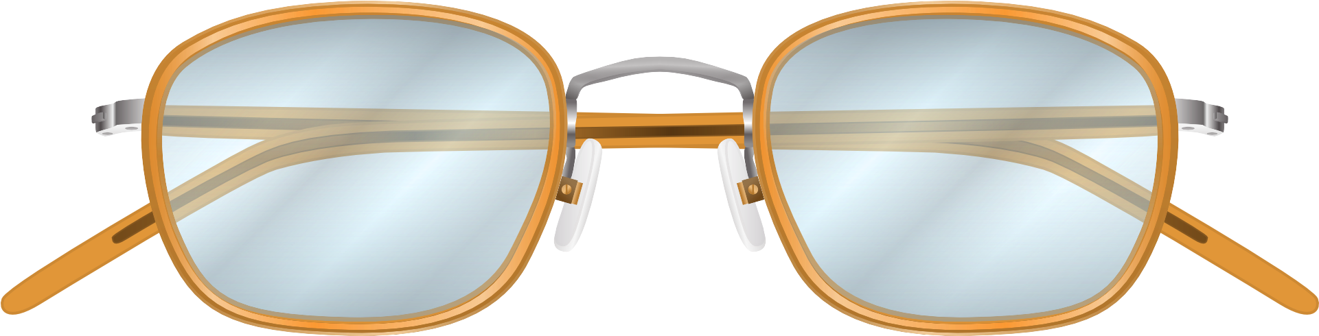 Vintage Round Eyeglasses Transparent Background PNG Image