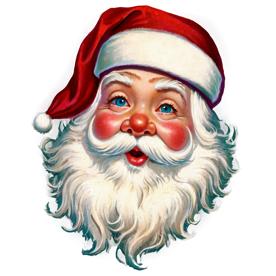 Vintage Santa Claus Png Qbe PNG Image