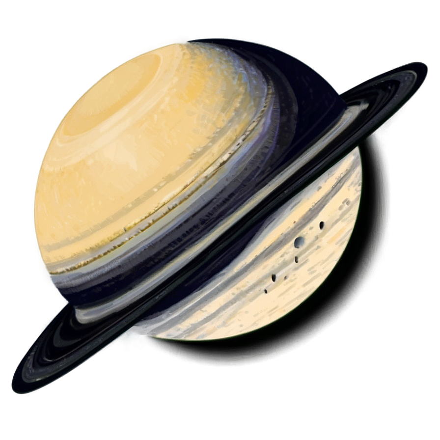 Vintage Saturn Drawing Png Ixo PNG Image