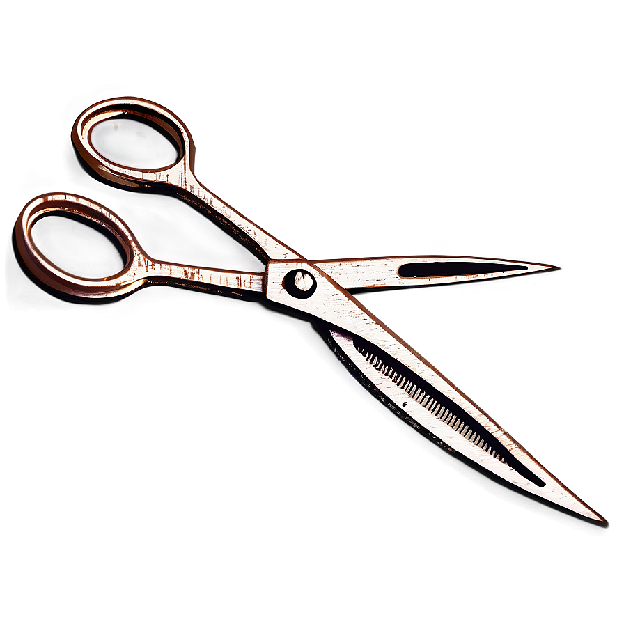 Vintage Scissor Illustration Png Blm PNG Image