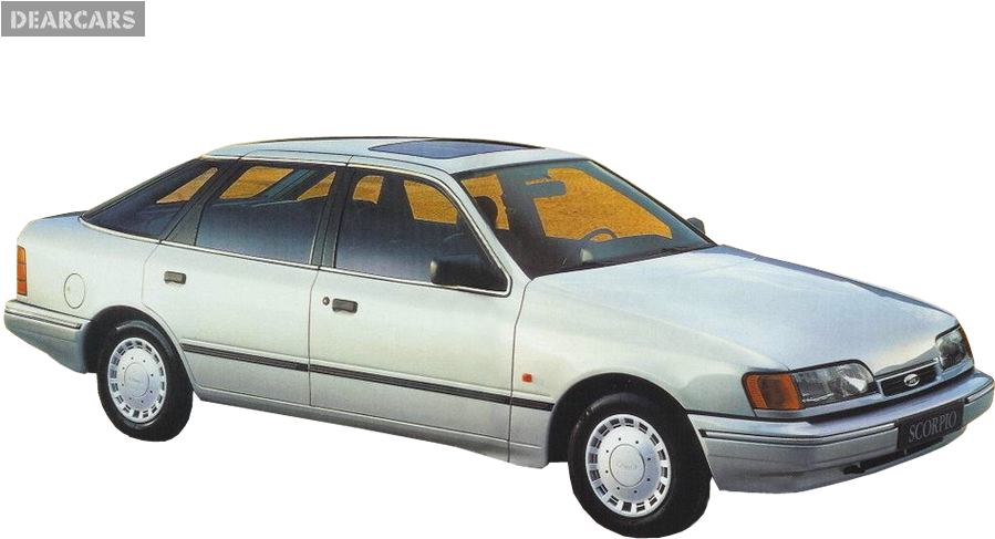 Vintage Scorpio Sedan Car PNG Image