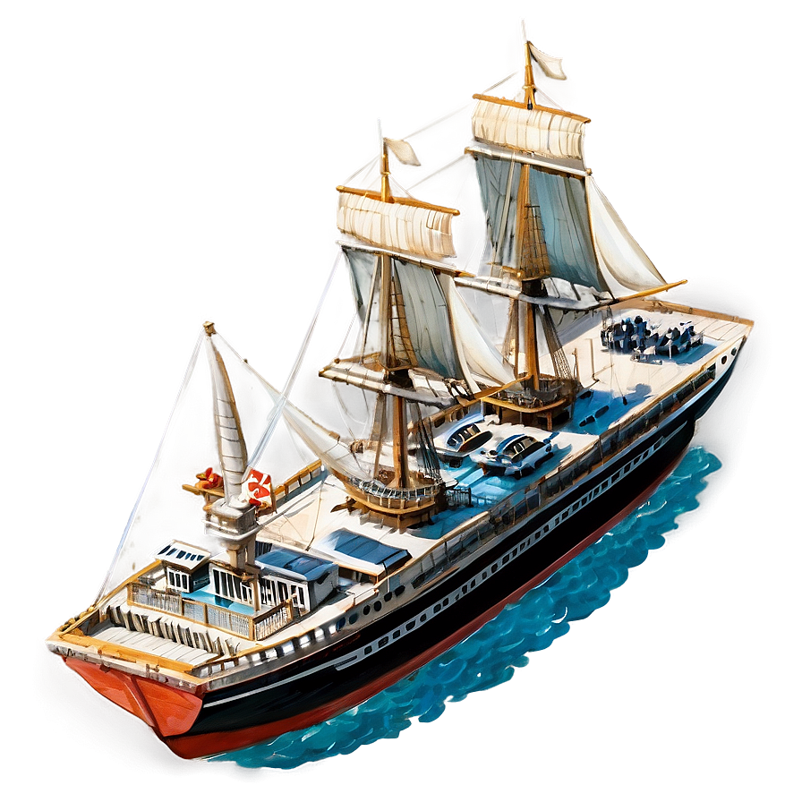 Vintage Ship Png 2 PNG Image