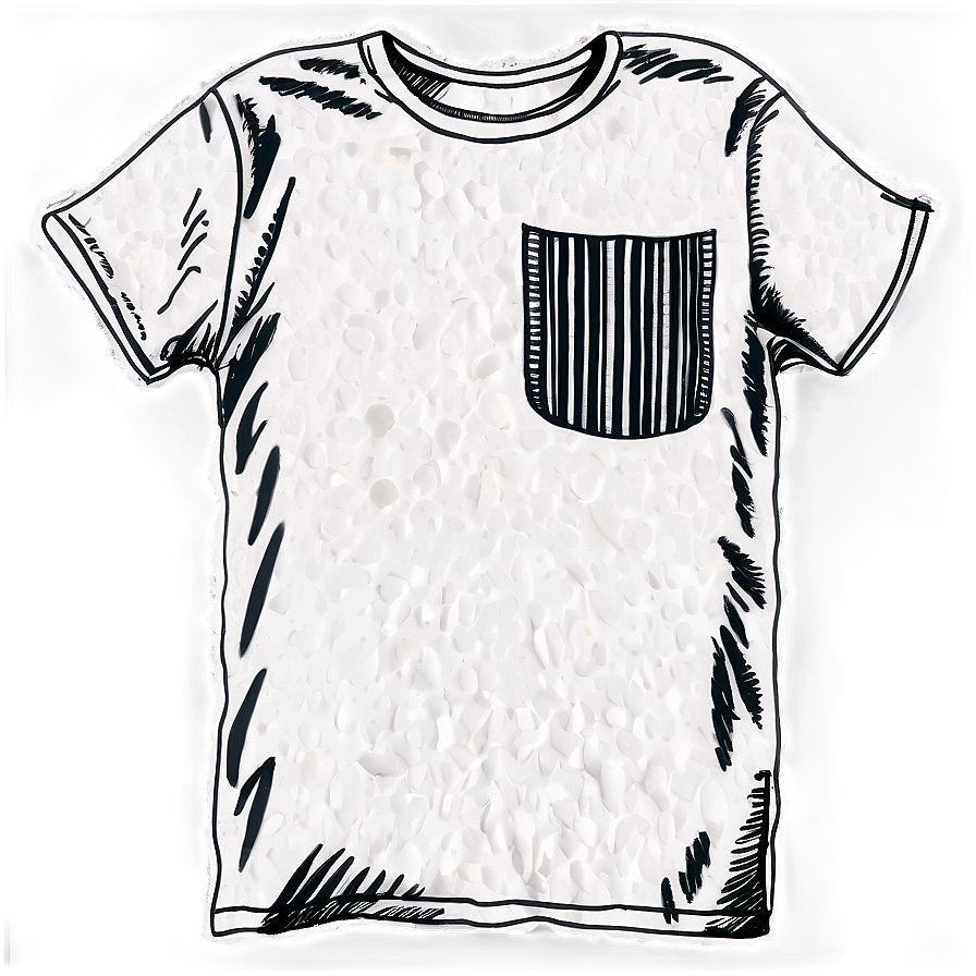 Vintage Shirt Pocket Sketch Png Qcy PNG Image