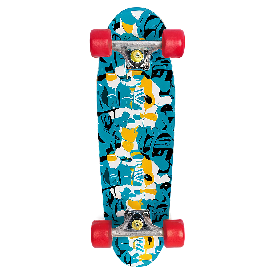 Vintage Skateboard Png 06242024 PNG Image