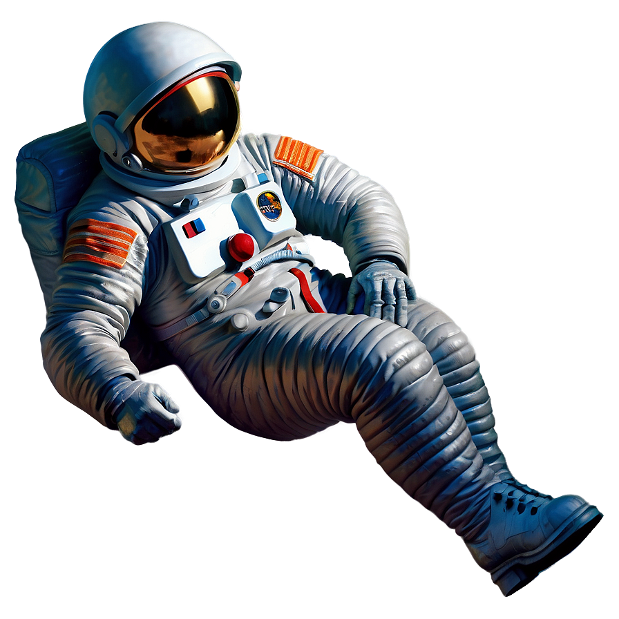 Vintage Spaceman Drawing Png Aop PNG Image