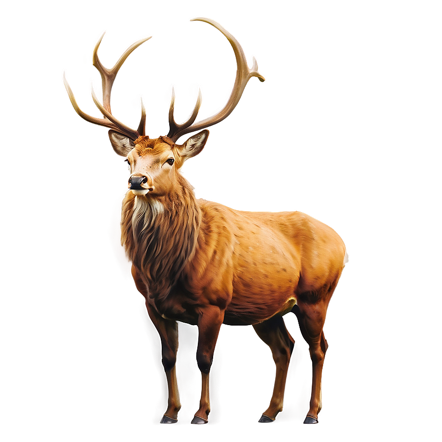 Vintage Stag Drawing Png 53 PNG Image