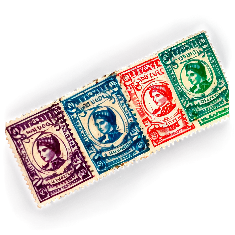 Vintage Stamp Border Png Uum97 PNG Image