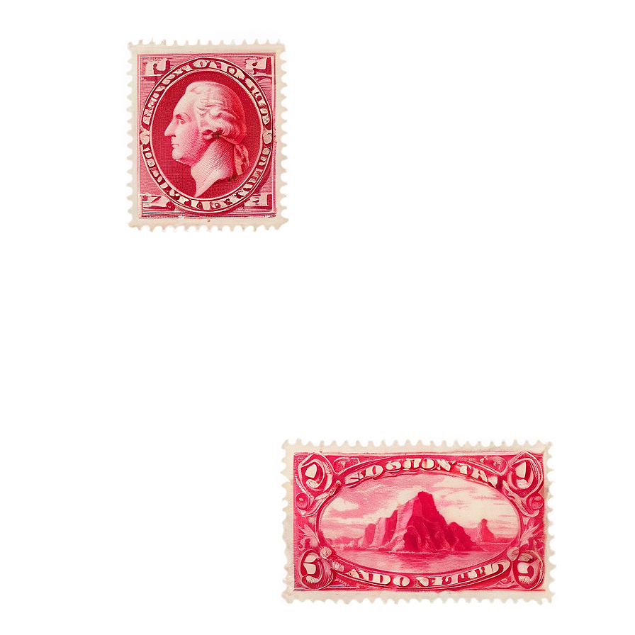 Vintage Stamp C PNG Image