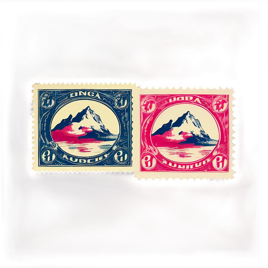 Vintage Stamp Mockup Png 34 PNG Image