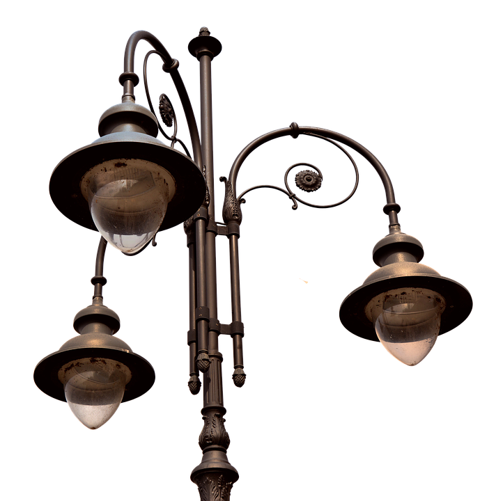 Vintage Street Lamp Design PNG Image