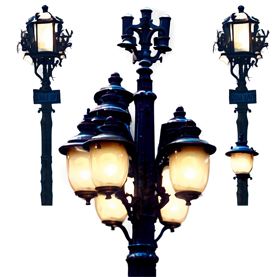 Vintage Street Light Png 05252024 PNG Image