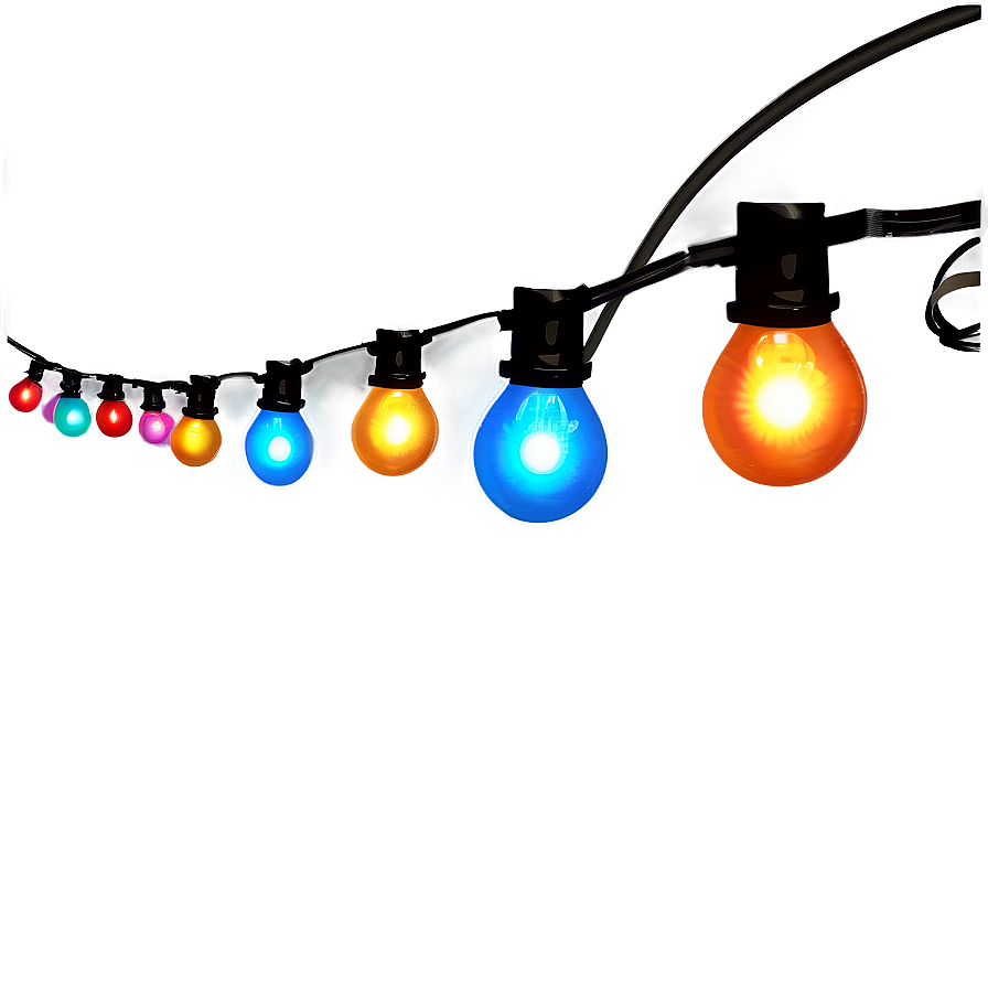 Vintage String Lights Png Ent38 PNG Image