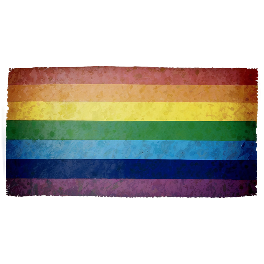 Vintage Style Lgbt Flag Png 06252024 PNG Image