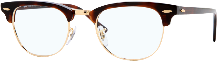 Vintage Style Tortoiseshell Eyeglasses PNG Image