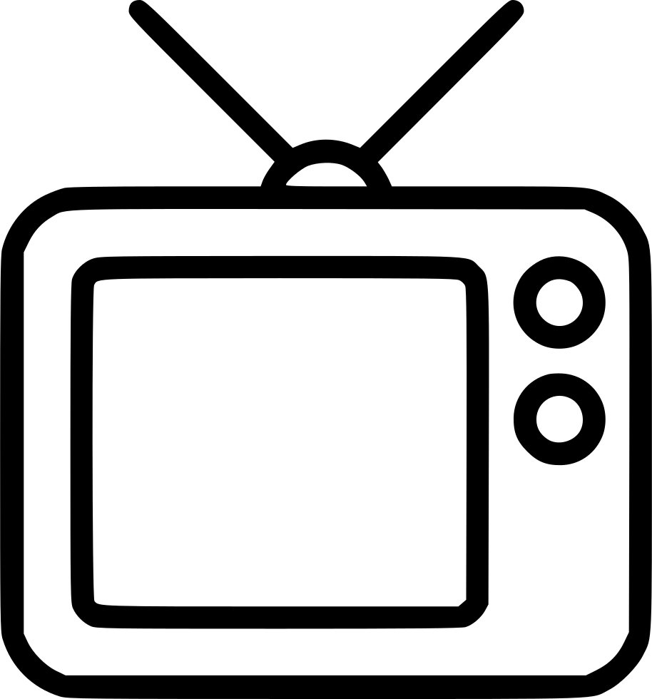 Vintage T V Icon Graphic PNG Image