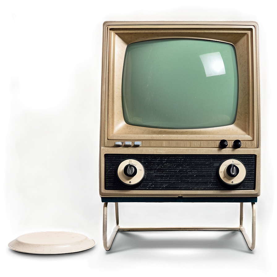 Vintage Television Front View Png 05252024 PNG Image