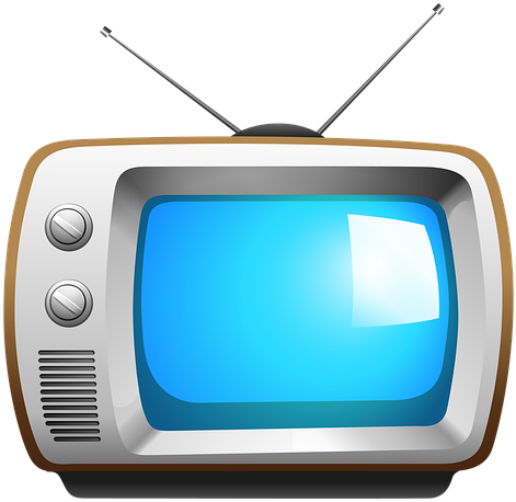 Vintage Television Icon PNG Image