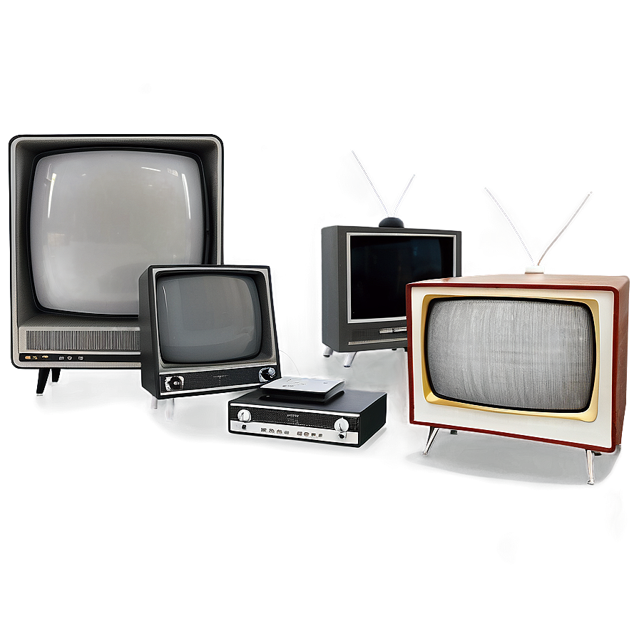 Vintage Television Screen Png 06252024 PNG Image