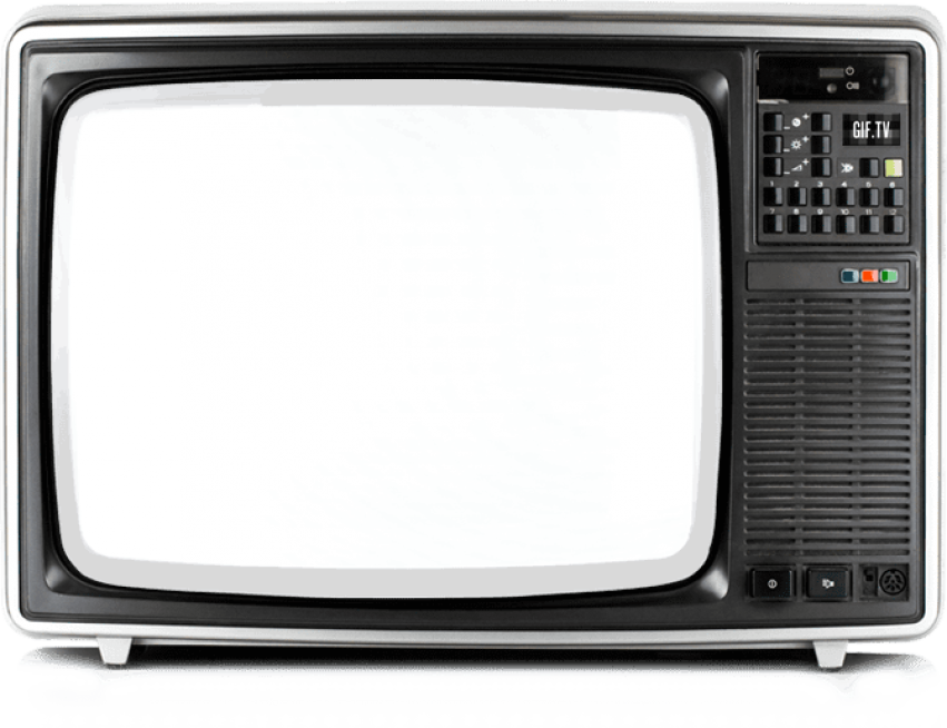 Vintage Television Static Screen PNG Image