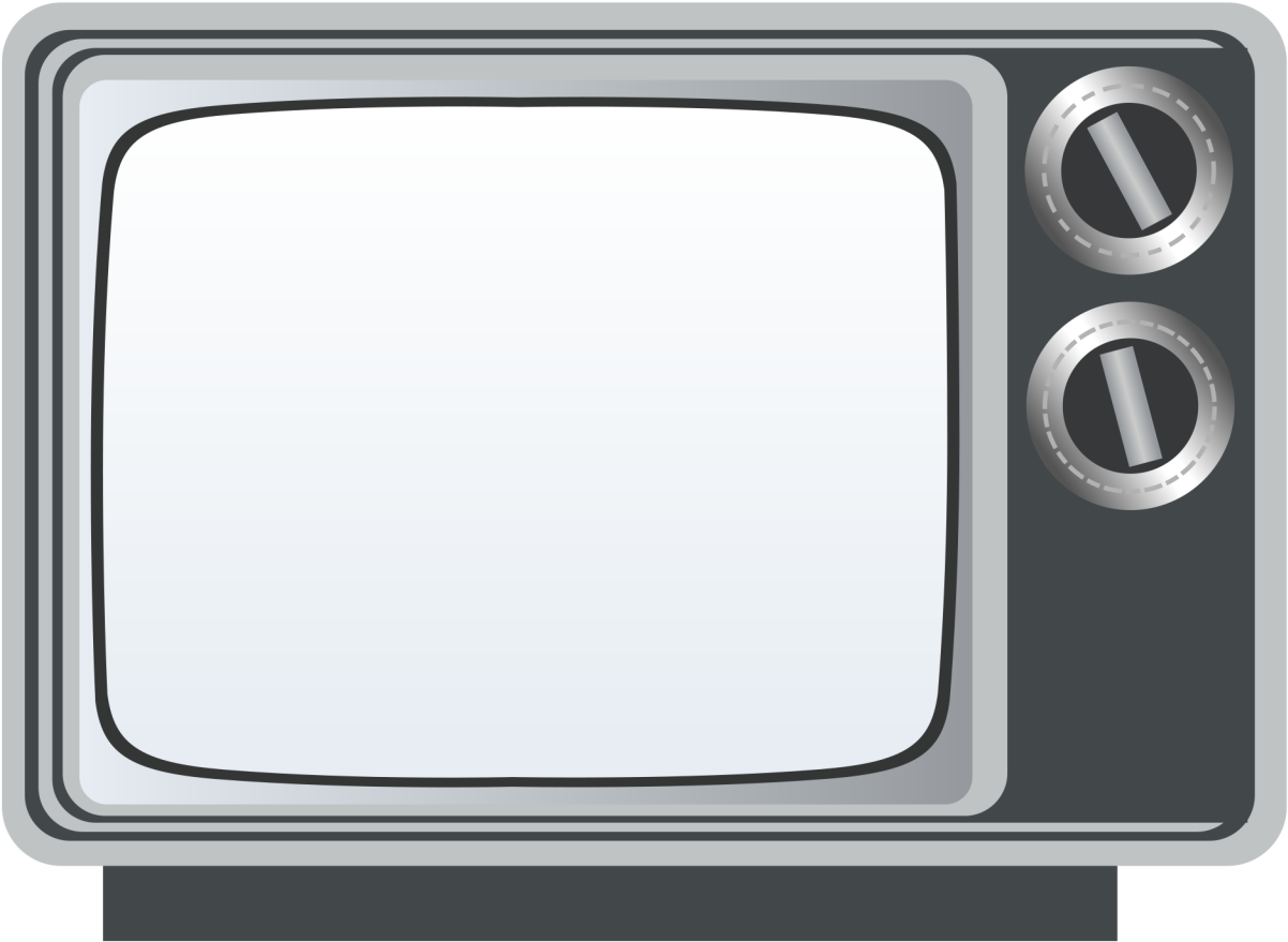 Vintage Television Vector Illustration PNG Image