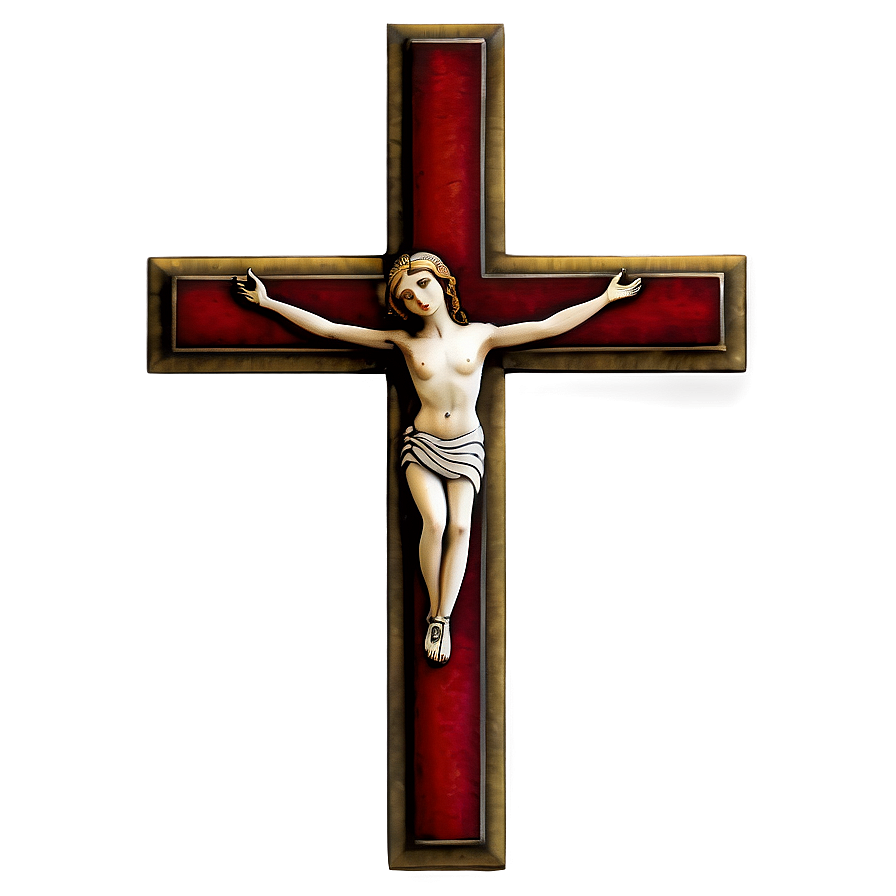 Vintage Thin Cross Png Uht1 PNG Image