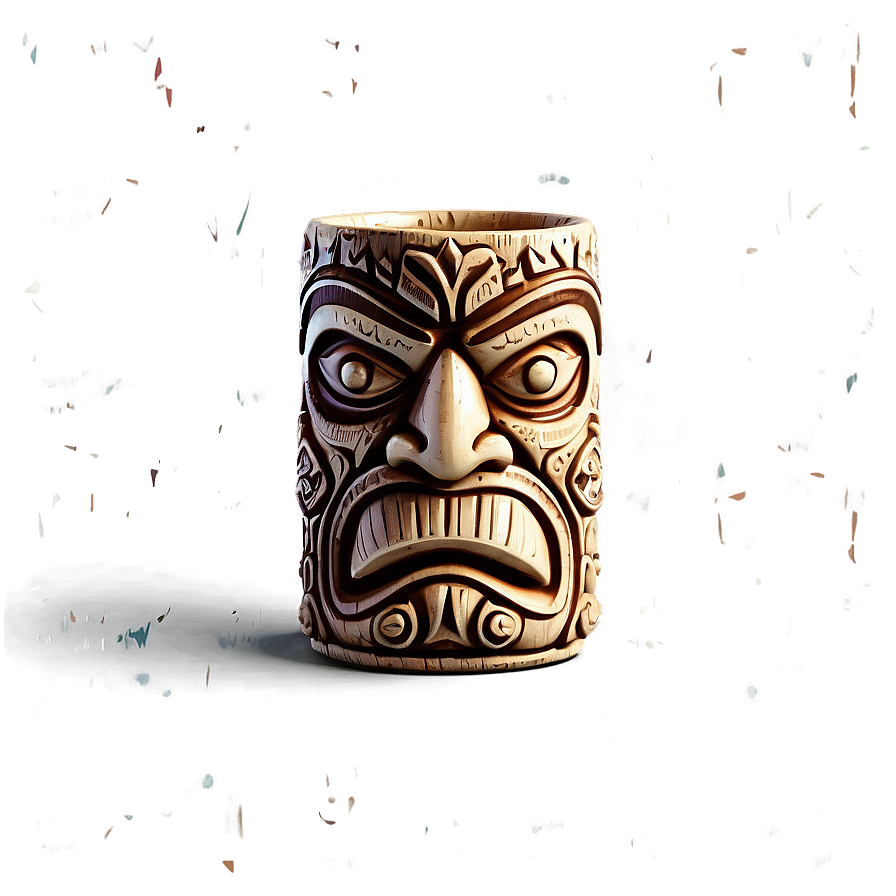 Vintage Tiki Mug Png 06132024 PNG Image