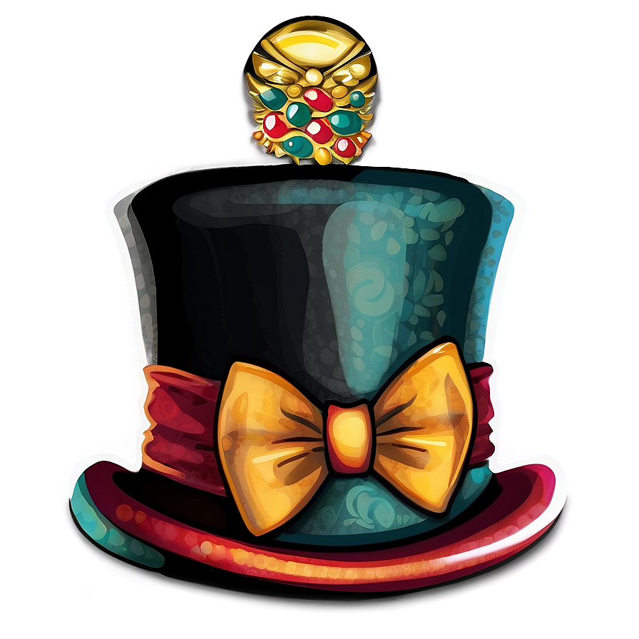 Vintage Top Hat Design Png Hup92 PNG Image