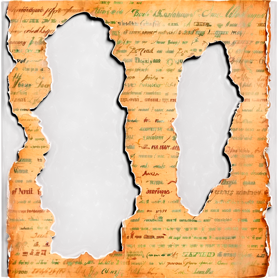 Vintage Torn Paper Texture Png 62 PNG Image