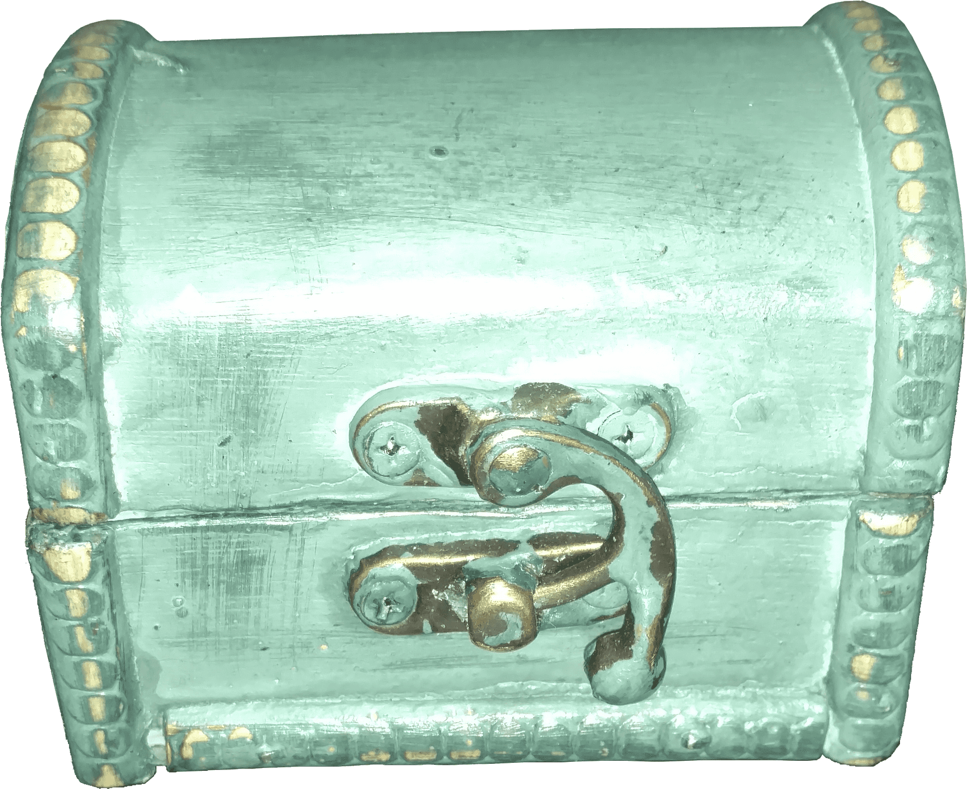 Vintage Treasure Chest Latch PNG Image