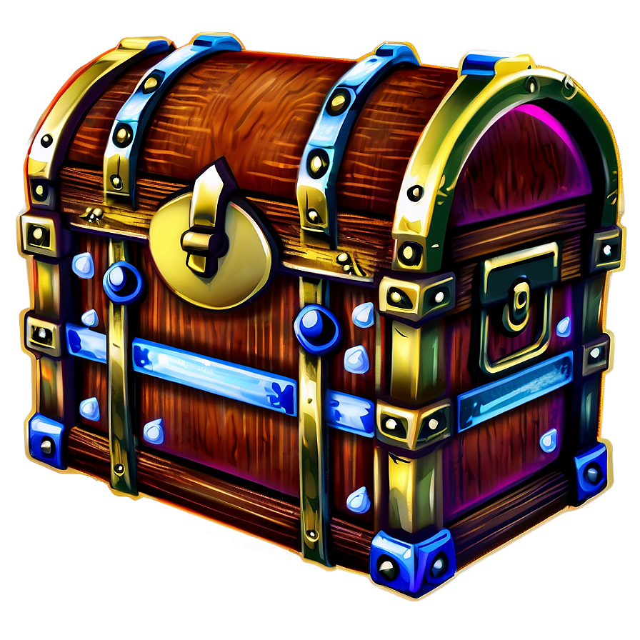 Vintage Treasure Chest Png 05252024 PNG Image