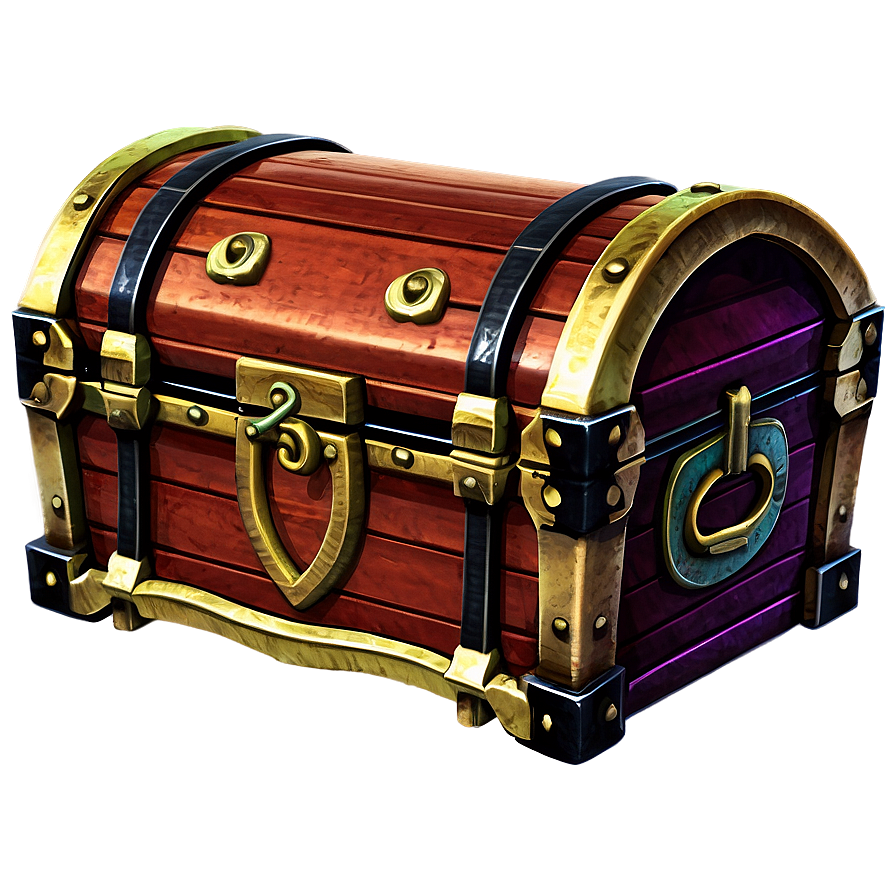 Vintage Treasure Chest Png 05252024 PNG Image