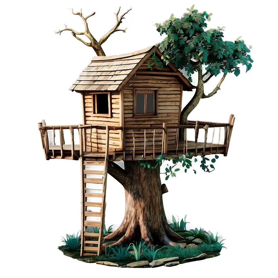 Vintage Treehouse Memories Png 8 PNG Image