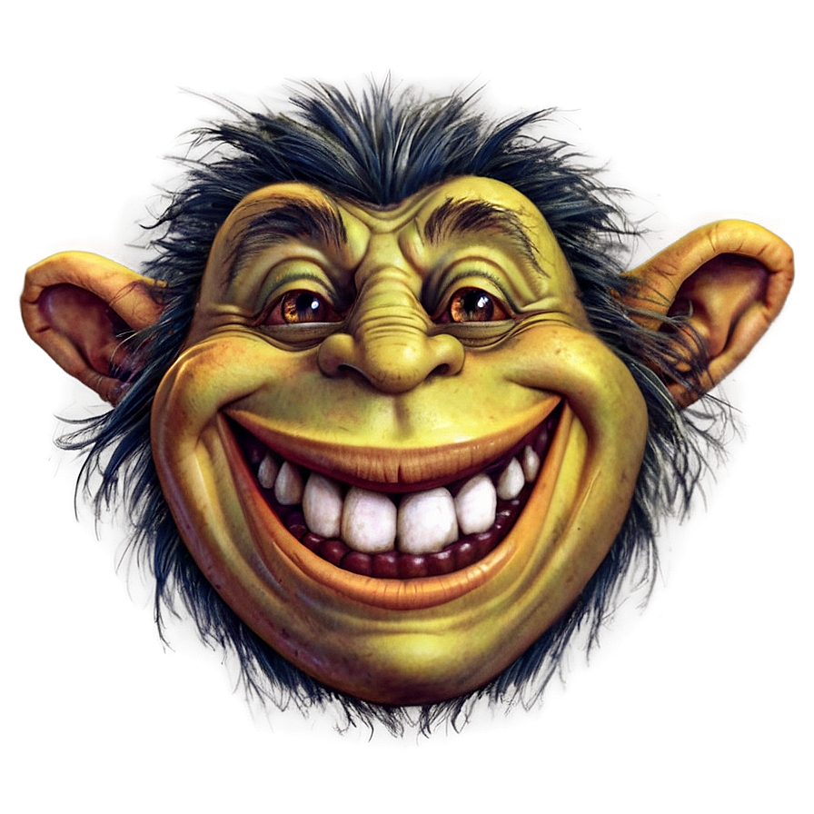 Vintage Troll Faces Artwork Png 06252024 PNG Image