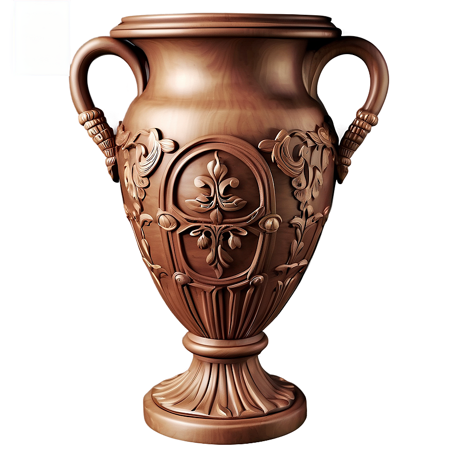 Vintage Urn Design Png Uth PNG Image