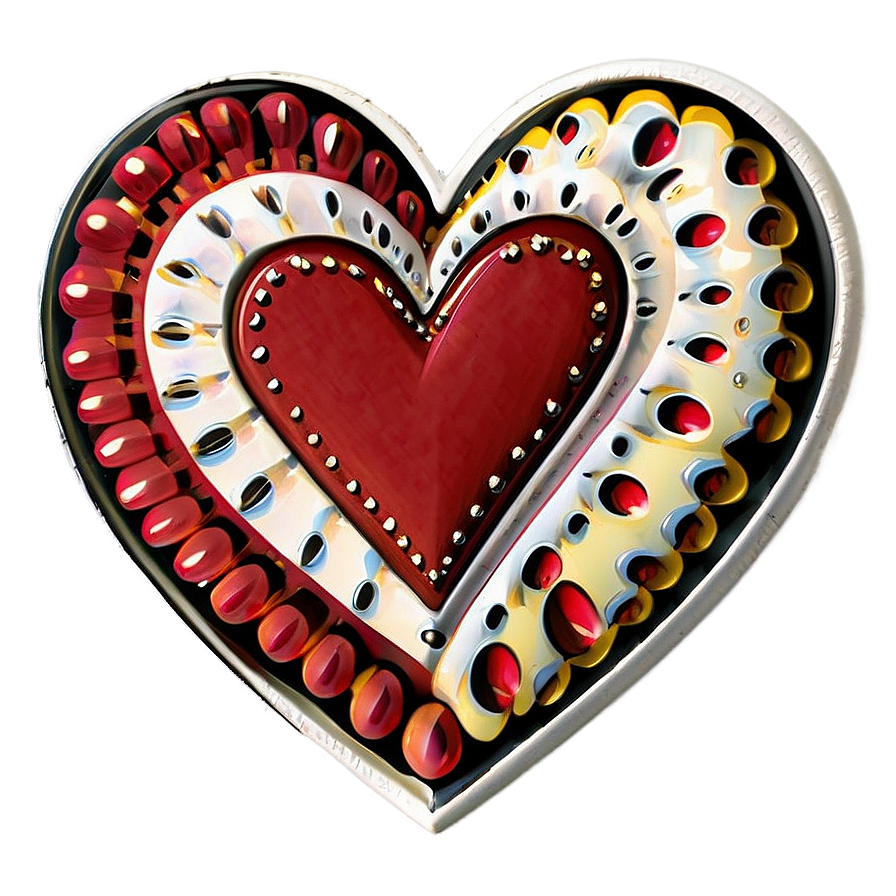 Vintage Valentine Heart Png 29 PNG Image