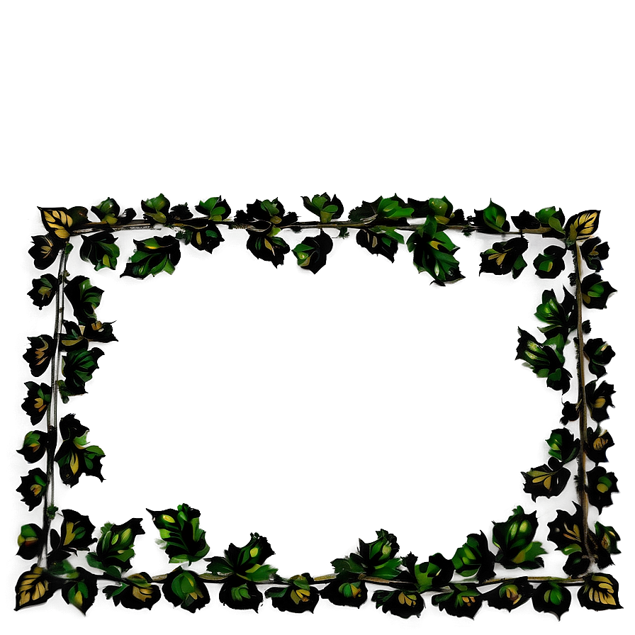 Vintage Vine Frame Png Qvo12 PNG Image