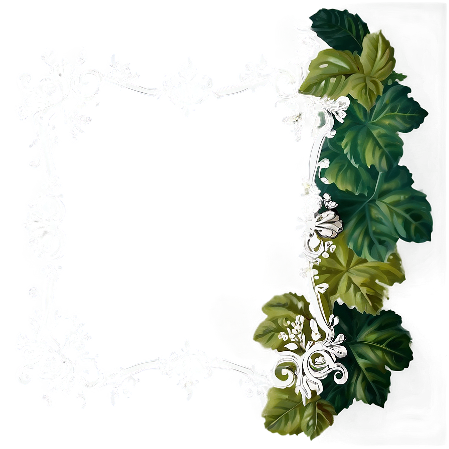 Vintage Vine Frame Png Xgd PNG Image