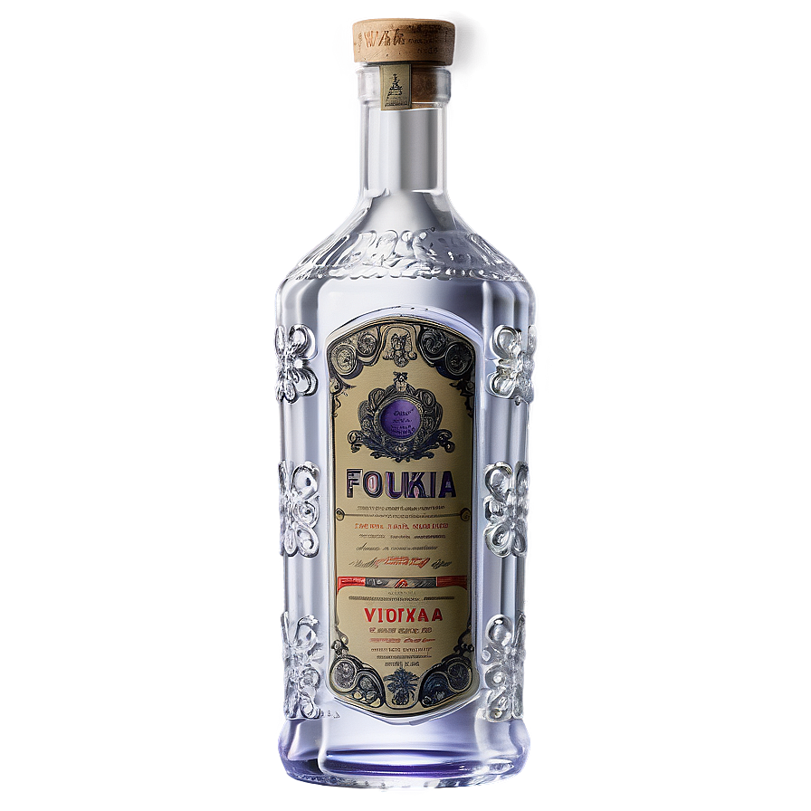 Vintage Vodka Bottle Png 92 PNG Image