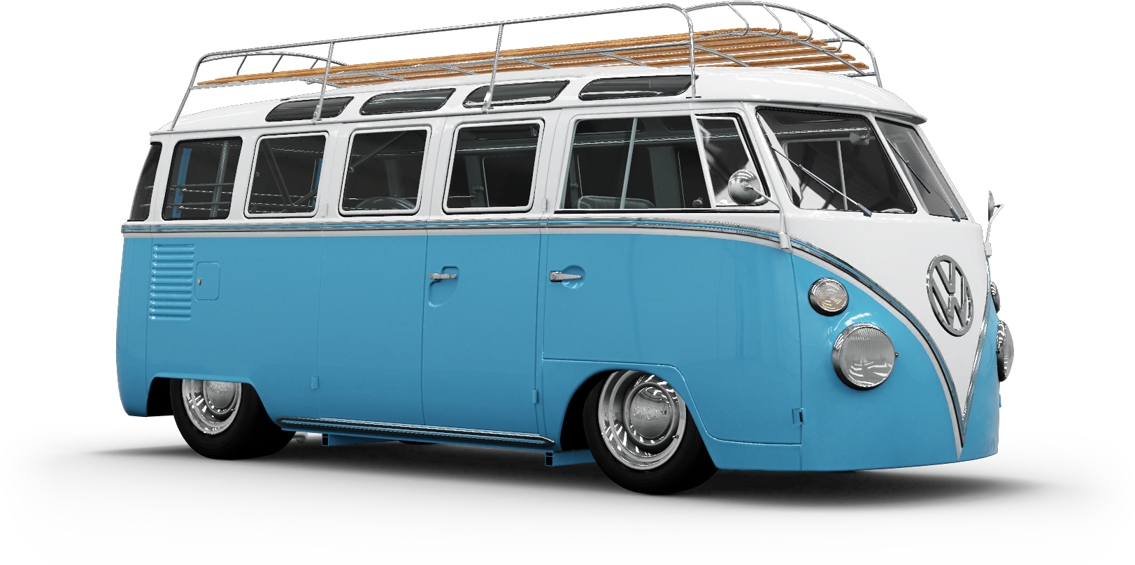 Vintage Volkswagen Bus Hippie Style PNG Image