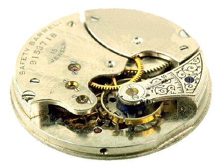 Vintage Watch Mechanism PNG Image