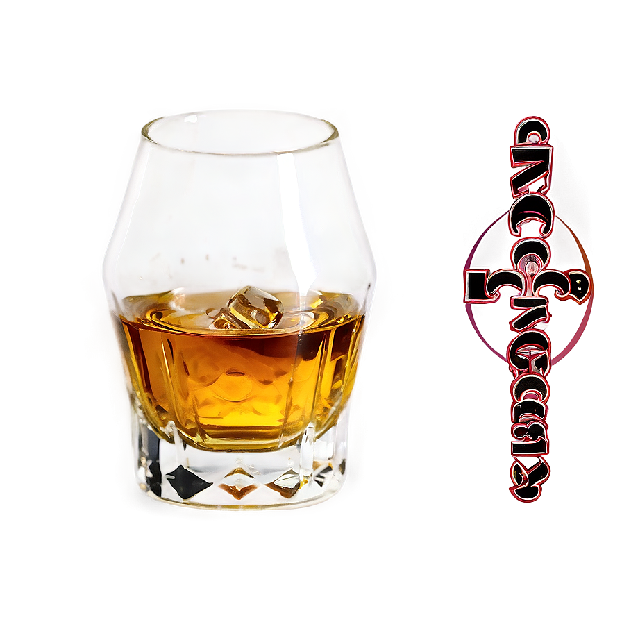 Vintage Whiskey Glass Png Oep13 PNG Image