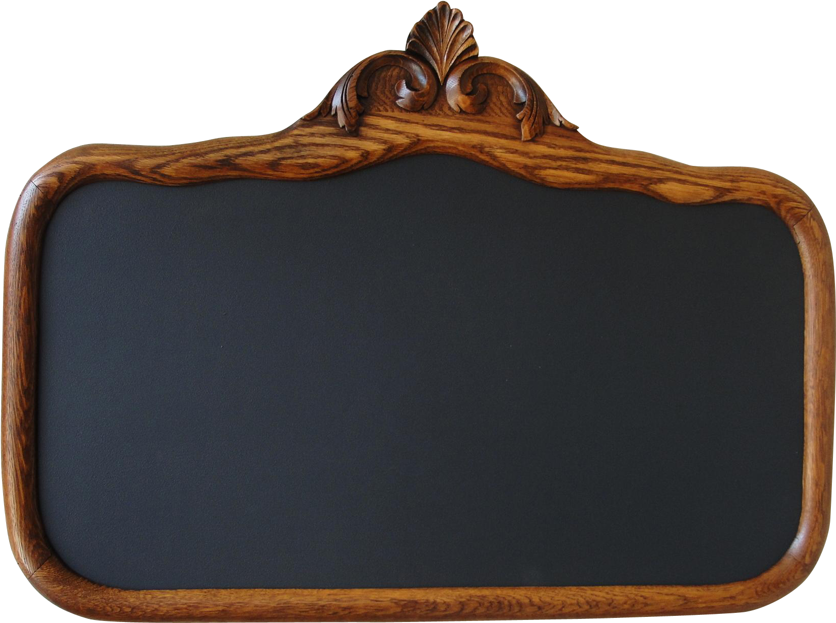 Vintage Wooden Frame Chalkboard PNG Image